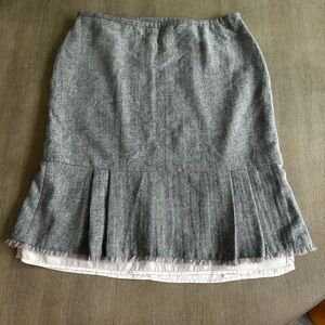 White House Black Market Gray Pencil Skirt